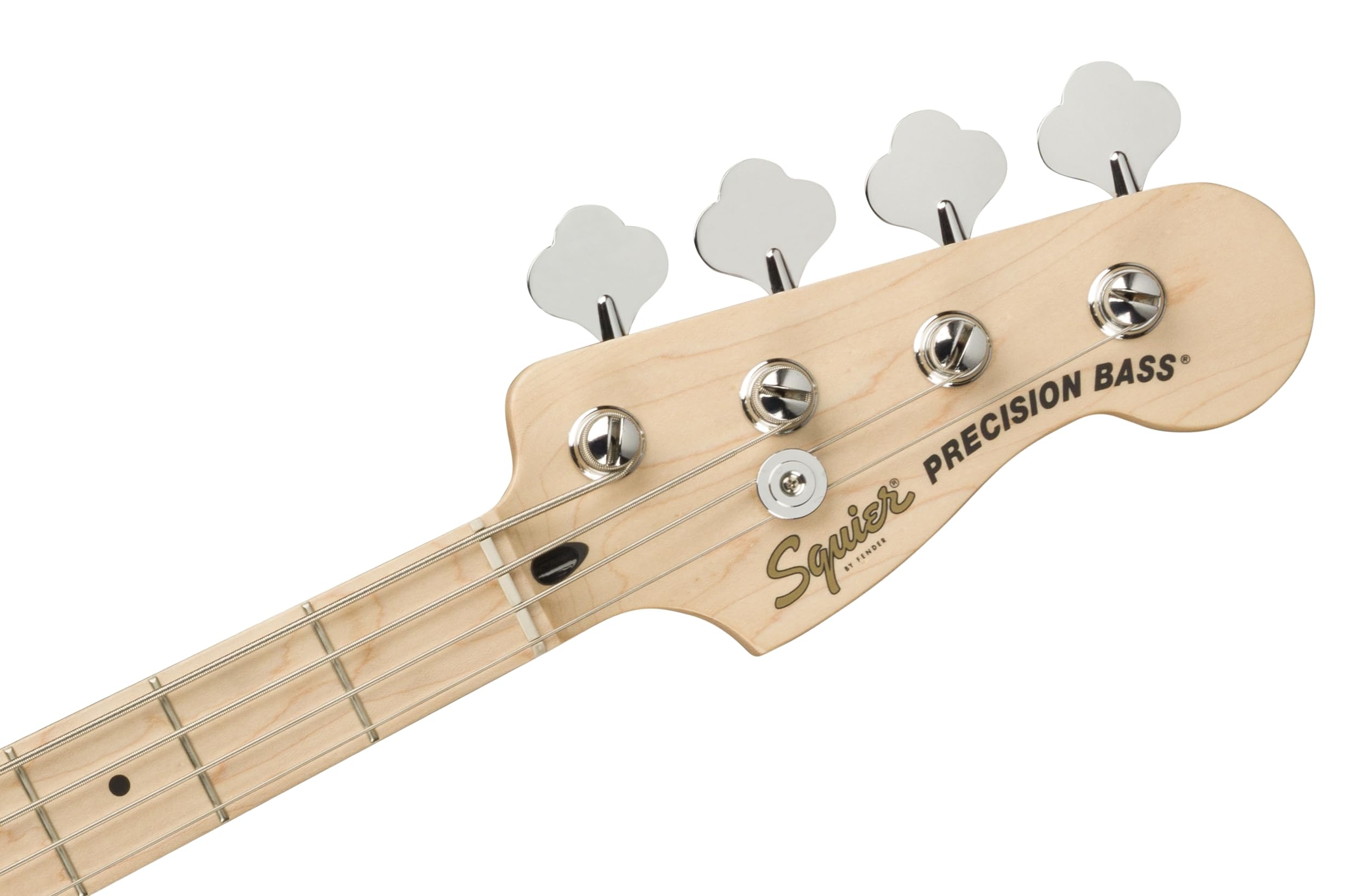 Squier by Fender Affinity Series Precision Bass, Tastiera in Acero, Olympic White