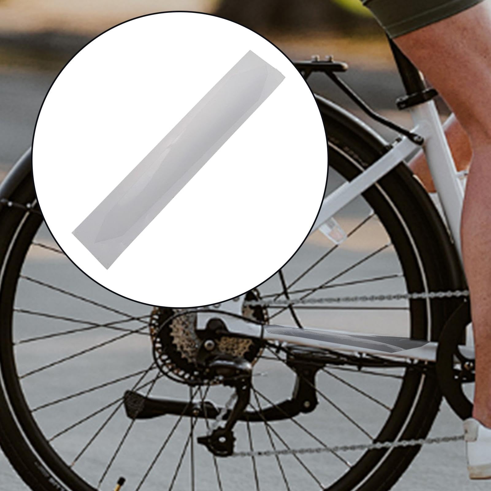 JANTE - ROUE,autocollant de protection pour tube inférieur de vélo de