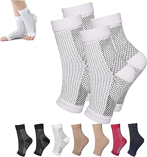 Stunor - Dr.Neuropathy Socks,Connecy Socks - Dr.Neuropathy Socks,Ankle Compression Socks,Soothe Relief Socks for Neuropathy Pain,Ankle/Heel Support for Sports l/XL B-2pairs
