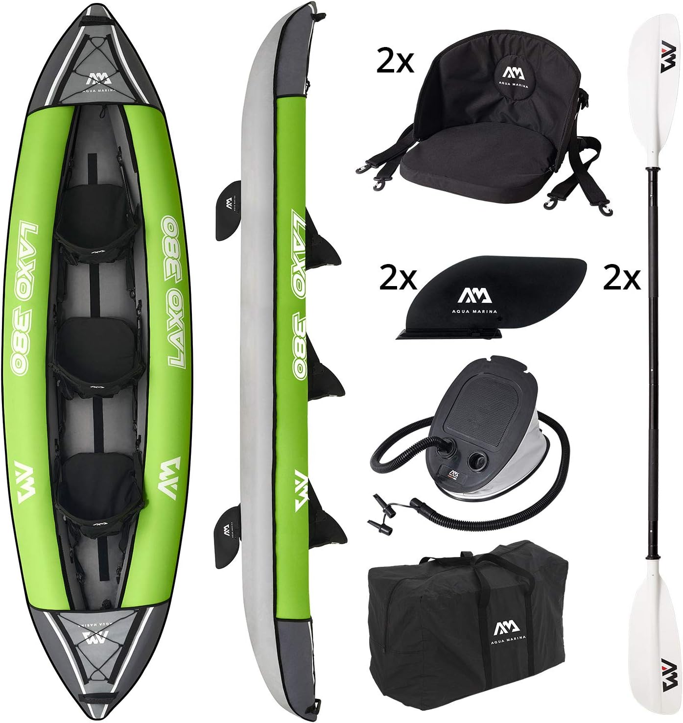 Kayak gonfiabili a 3 persone