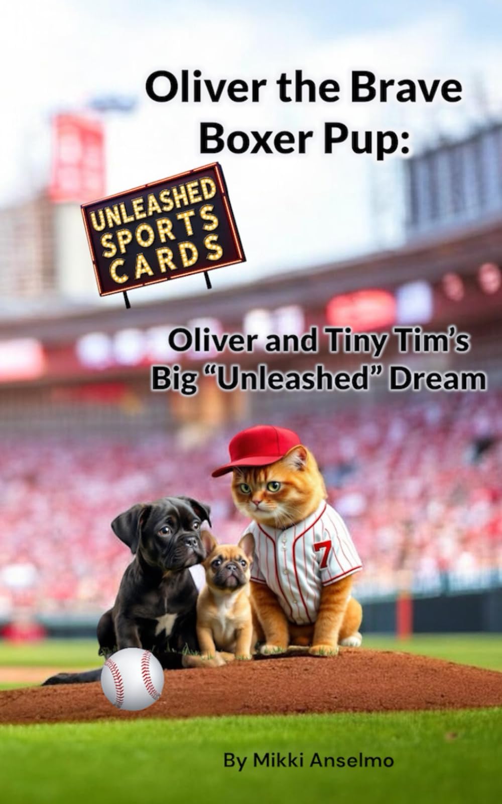 Oliver the Brave Boxer Pup:: Oliver and tiny Tim’s big “Unleashed” Dream