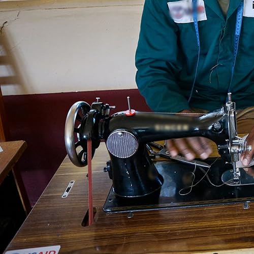 Miniatura 4 de Ciieeo Kit de costura para máquina de coser Cinturón de banda de rodadura real Cinturón de goma de repuesto para máquina de coser Piezas para