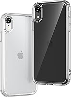 Vista 46 de ONES Funda delgada transparente para iPhone 8 Plus/7 Plus, PC + TPU híbrido, protección contra caídas de grado militar [antiamarillamiento], funda