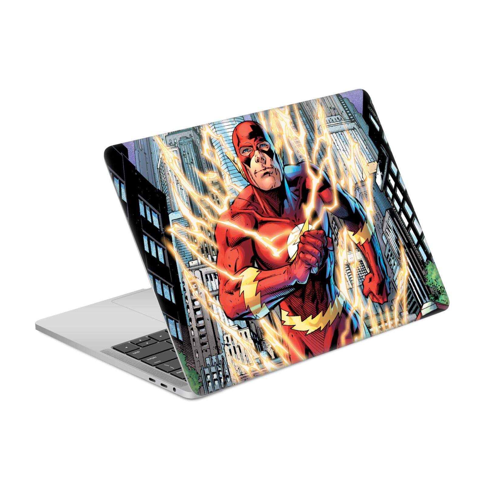 Sticker MacBook Pro A1708 Flash DC Comics pour masquer rayures - 7