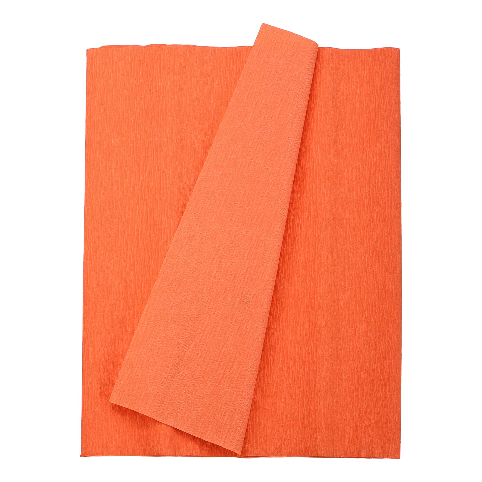 sourcing map Crepe Paper Roll 8.2ft Long 13 Inch Wide for Wedding Ceremony Various Large Festivals Decoration, Orange Red