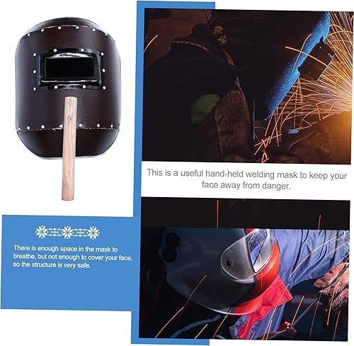 Miniatura 9 de Housoutil Gafas de soldadura con sensor de luz de casco de soldadura para máscara protectora de cara de soldadura eléctrica