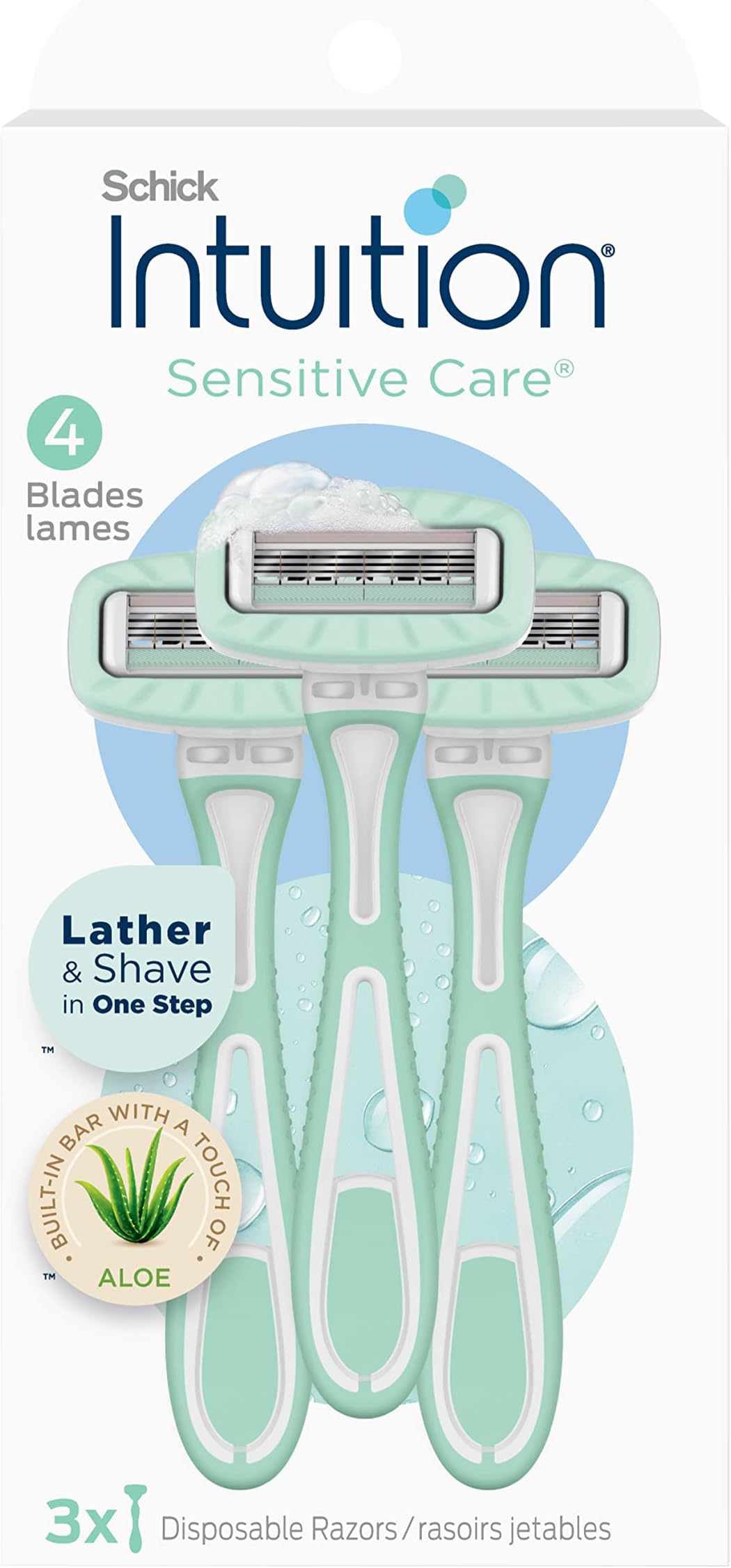 Schick Intuition f.a.b. Razor, Effortless Shaving for Women