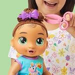 Baby Alive Baby Grows Up, Sophia Sparkle, Milestones et Baby's First Dent, poupée interactive pour les filles et les garçons 3+