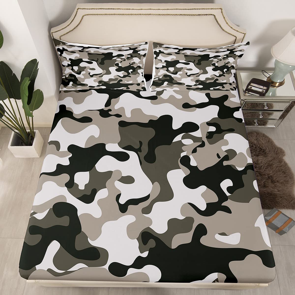 Boys Camouflage Sheets