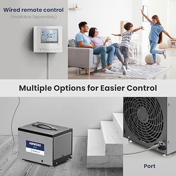 BaseAire Crawlspace 70 PPD Dehumidifier with Pump for 1000 Sq Ft