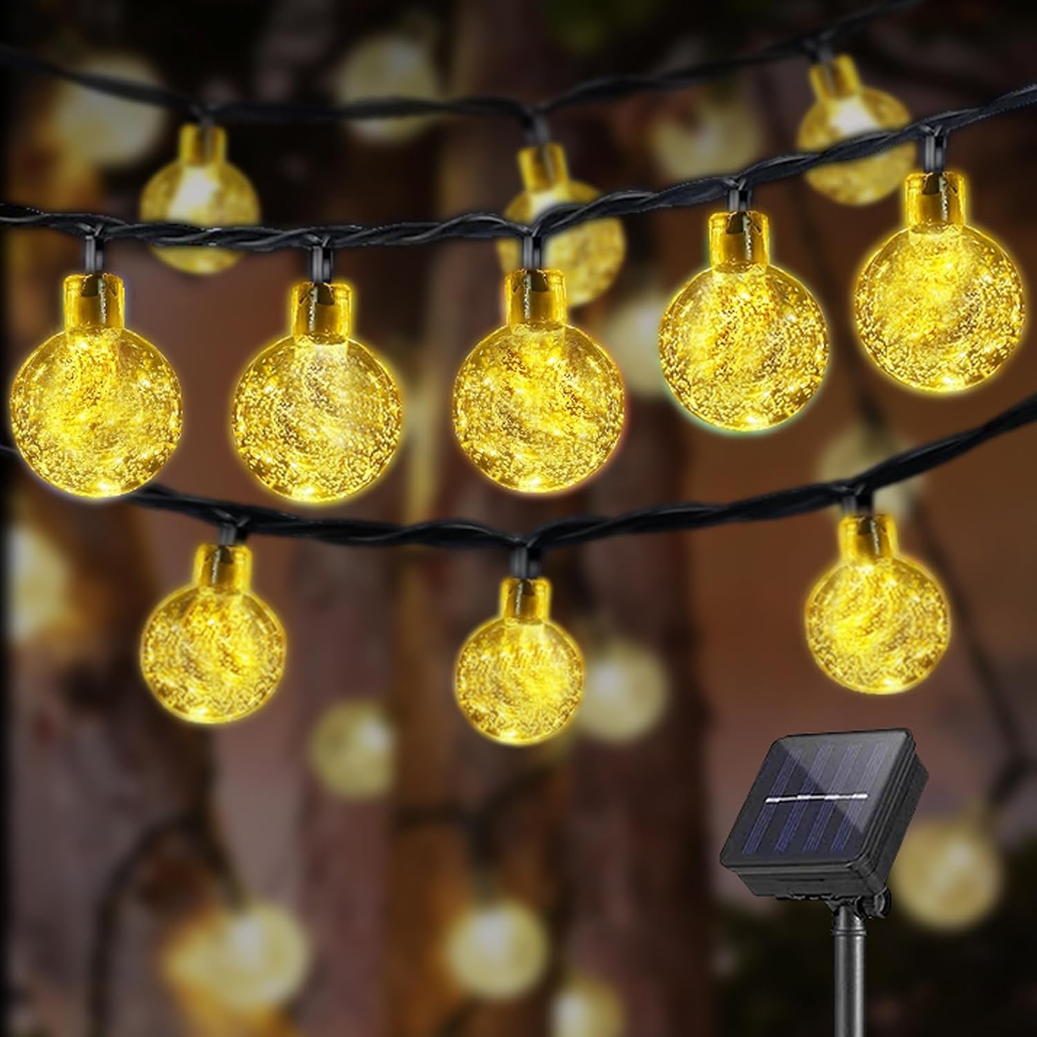 Gresonic - Catena di luci a LED con funzione di alimentazione, decorazione per interni, esterni, giardino, albero di Natale, matrimonio (9 modelli, 1000 LED