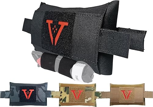 Riñonera táctica pequeña y compacta multiusos para transporte diario, cinturón IFAK para traumatismos médicos o Molle, chaleco EMT para automóvil,