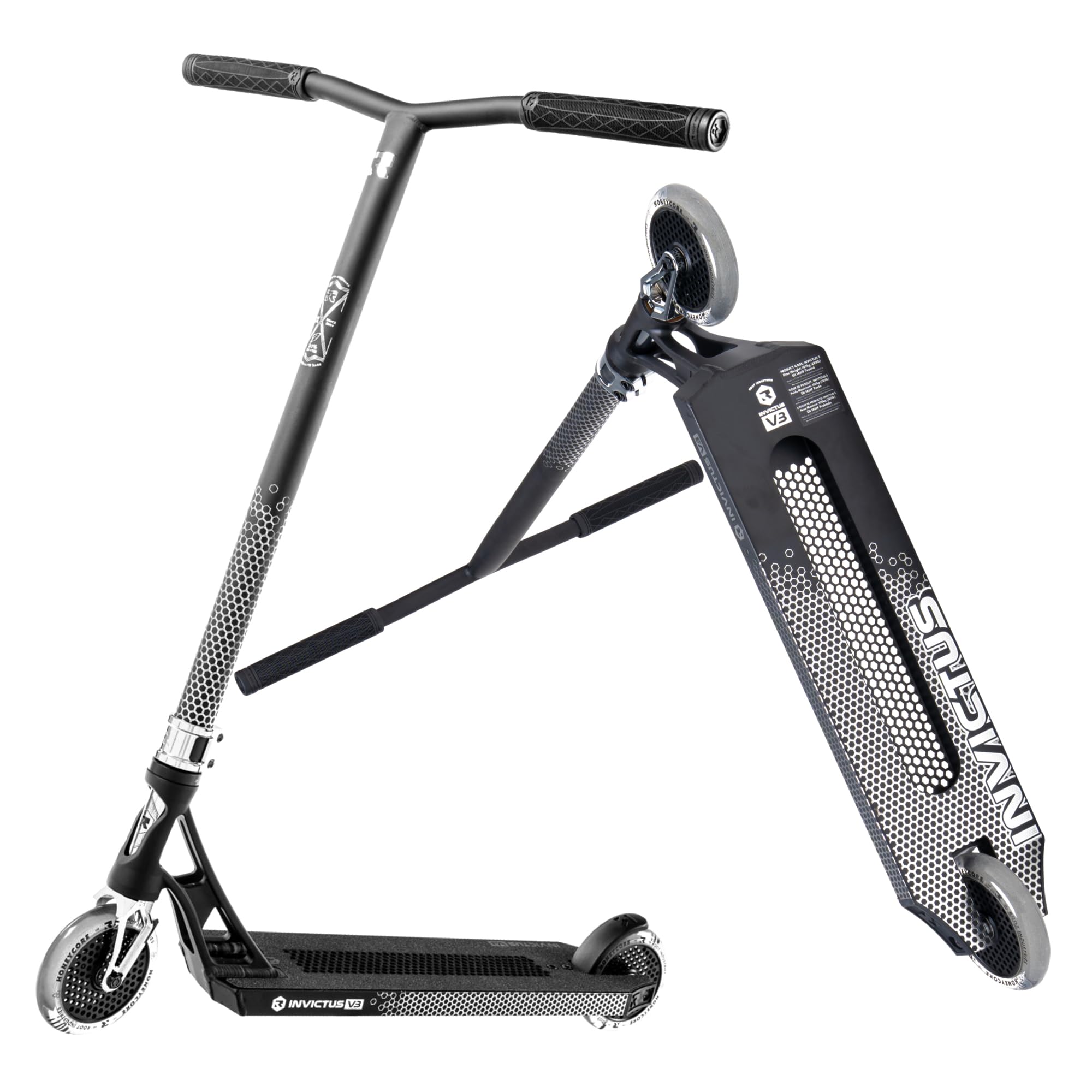 Root Industries Invictus Complete Pro Scooter – 120mm Honeycore Wheels, Chromolite Bars, HIC Compression & Cut-Out Deck