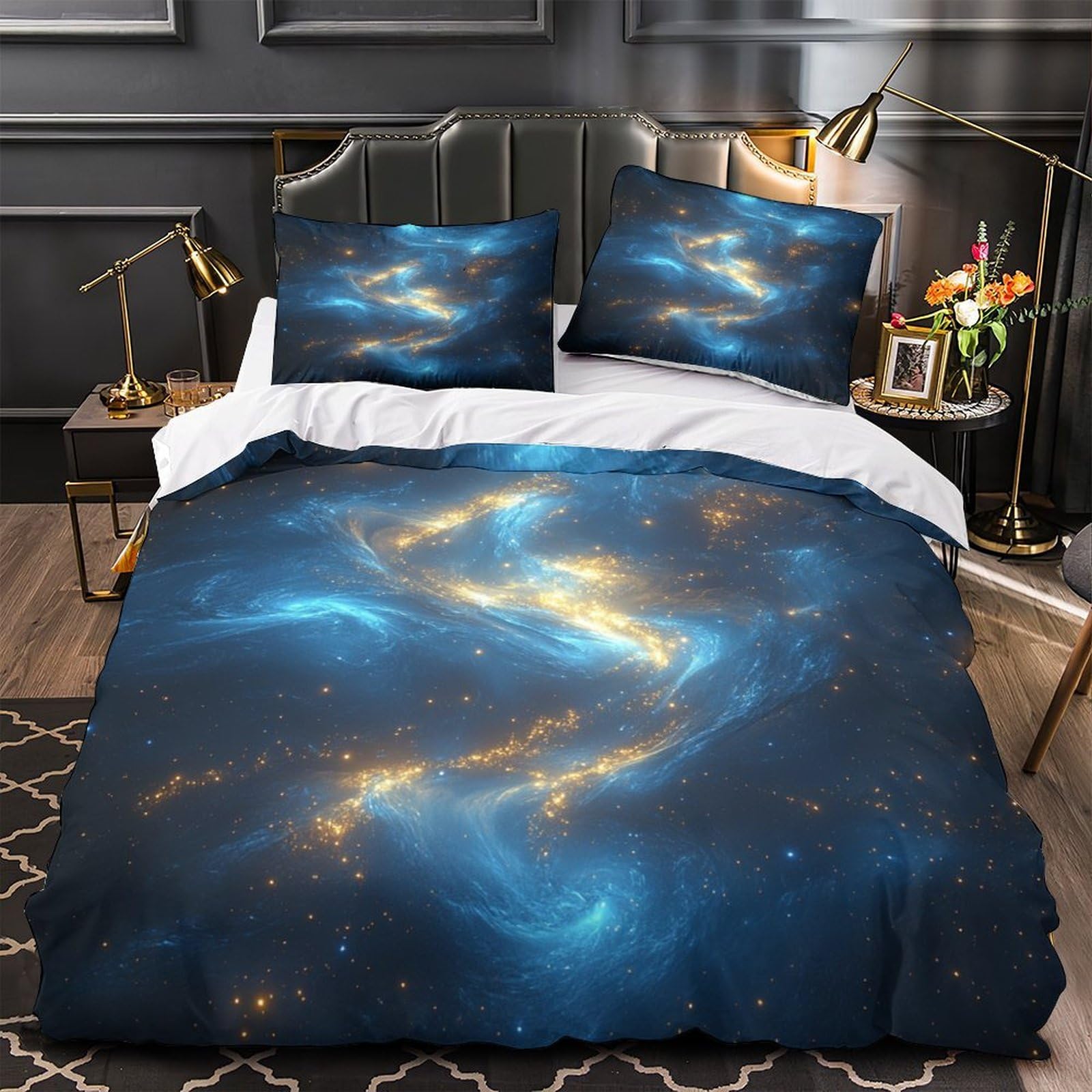Housse de couette nébuleuse cosmique 3D pour transformer la déco de chambre ado