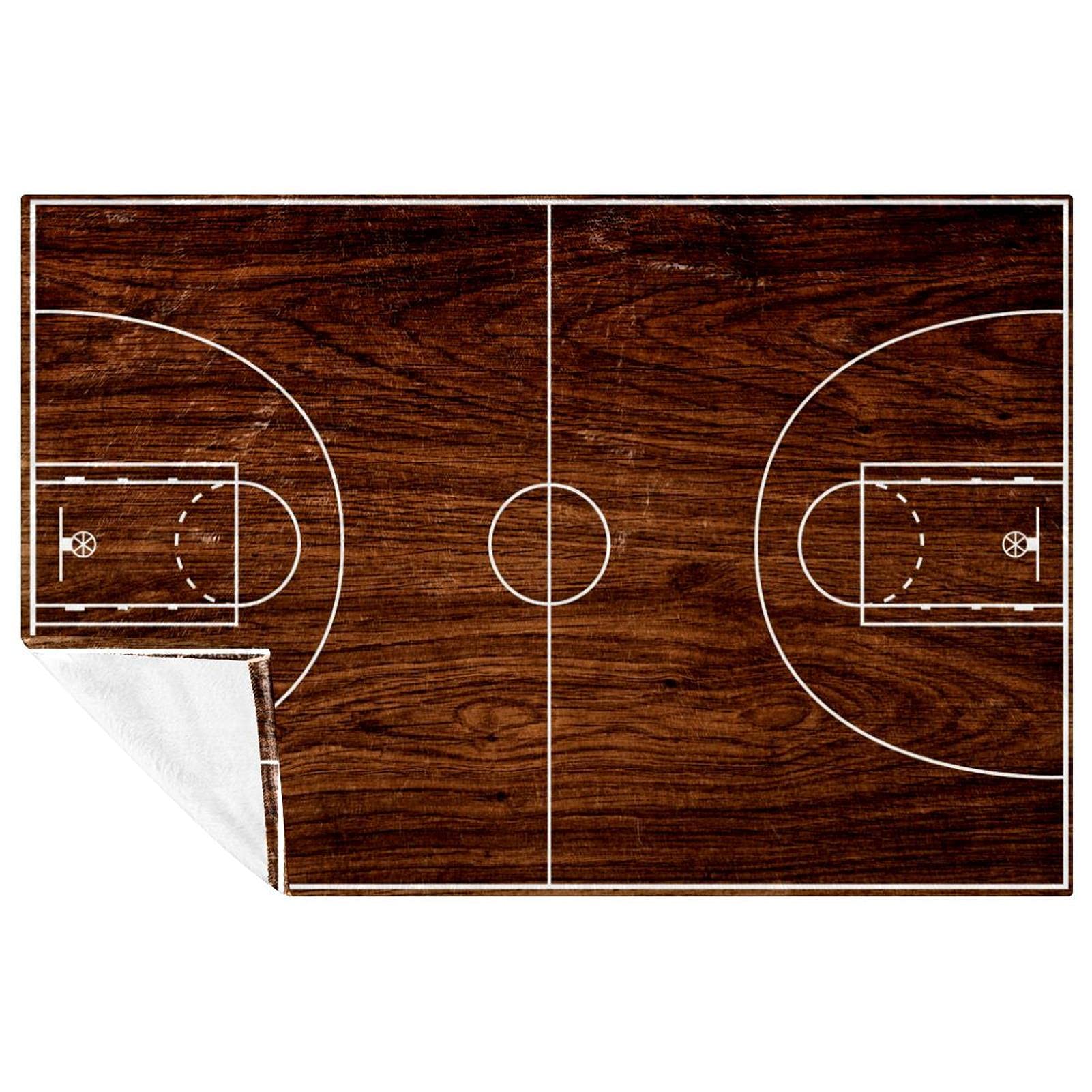 Terrain de basket-ball couverture marron pour pique-nique, camping et plage