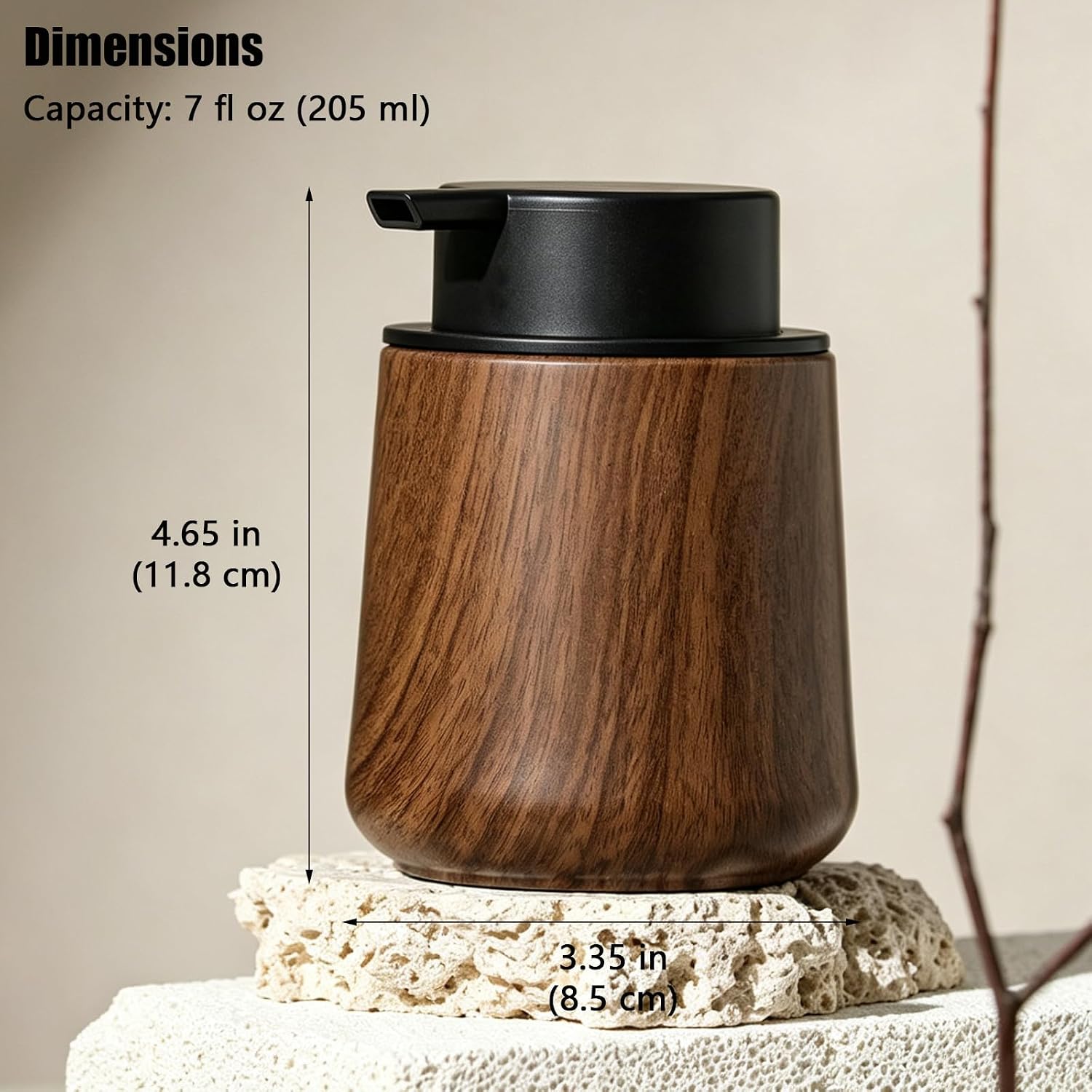 Foaming Soap Dispenser for Modern Farmhouse Bathroom Decor