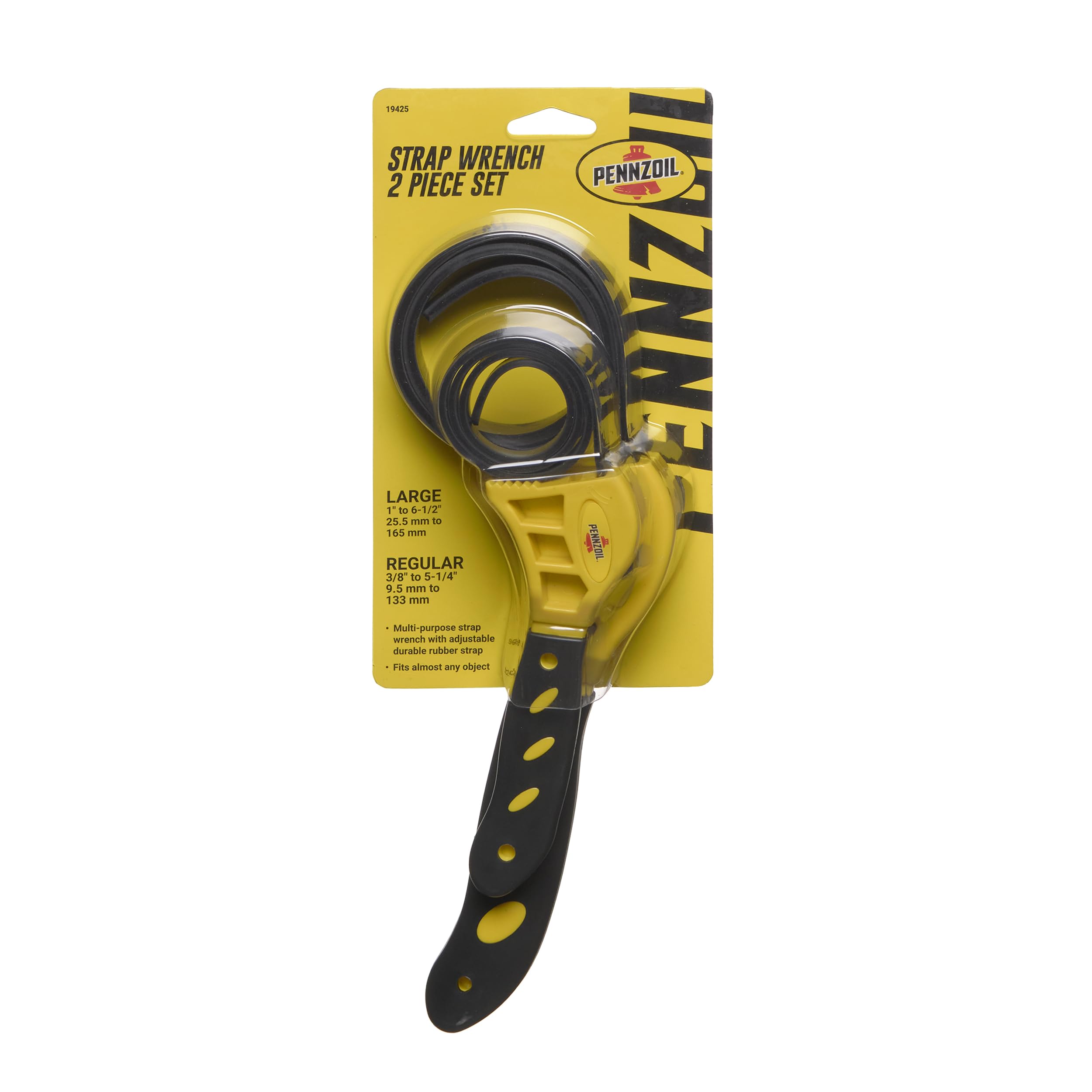Amazon.com: Pennzoil Oil Filter Strap Wrench Set, 2 Pieces, 2