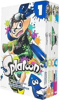 Splatoon manga vol 1-4 collection 4 books set by sankichi