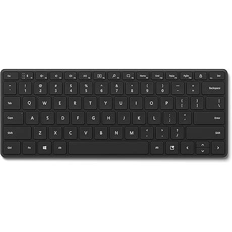 Microsoft Designer Compact Keyboard [DE] Black Bluetooth