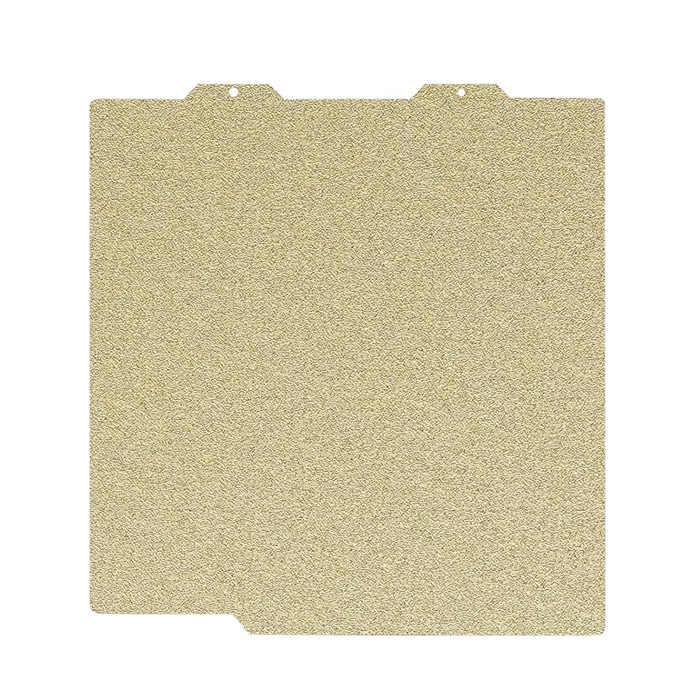 Płyta drukująca PEI dwustronna platforma druku, NAJILI elastyczny arkusz PEI, stal sprężynowa 264 x 276 mm, do drukarek 3D z kompatybilnością łóżka grzewczego (złota)