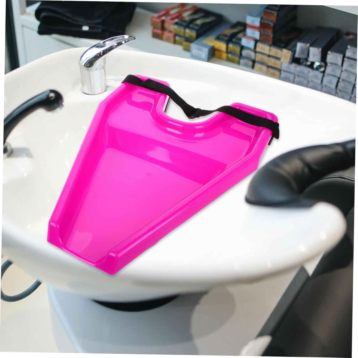 Portable Hair Washing Board No Mess Shampoo Tray for Salon Home Quick Easy Hair Rinse Aid