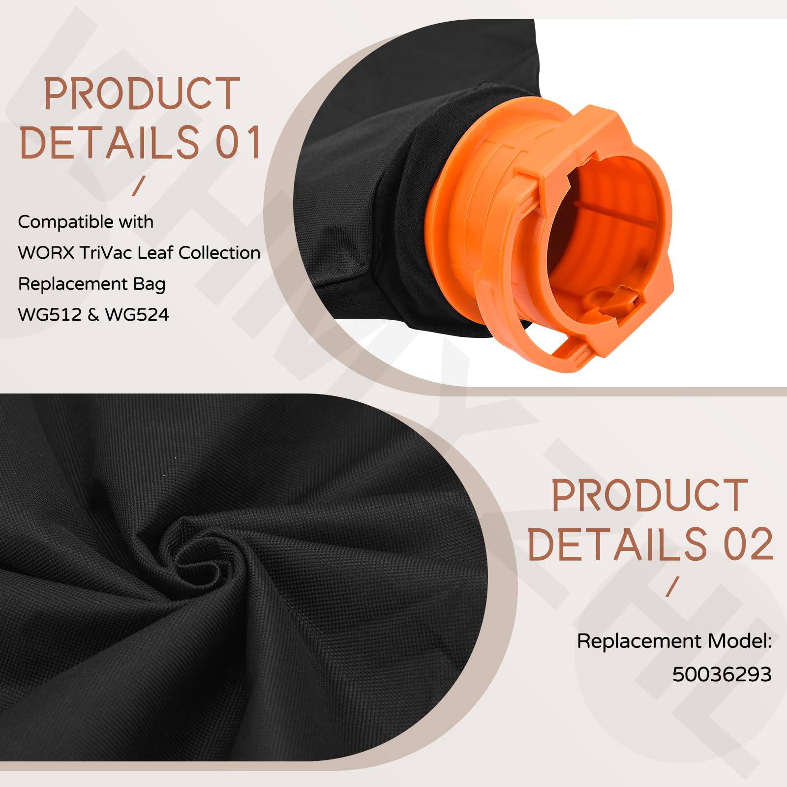 Amazon.com : WHMYZHL Leaf Collection Bag Compatible with Worx