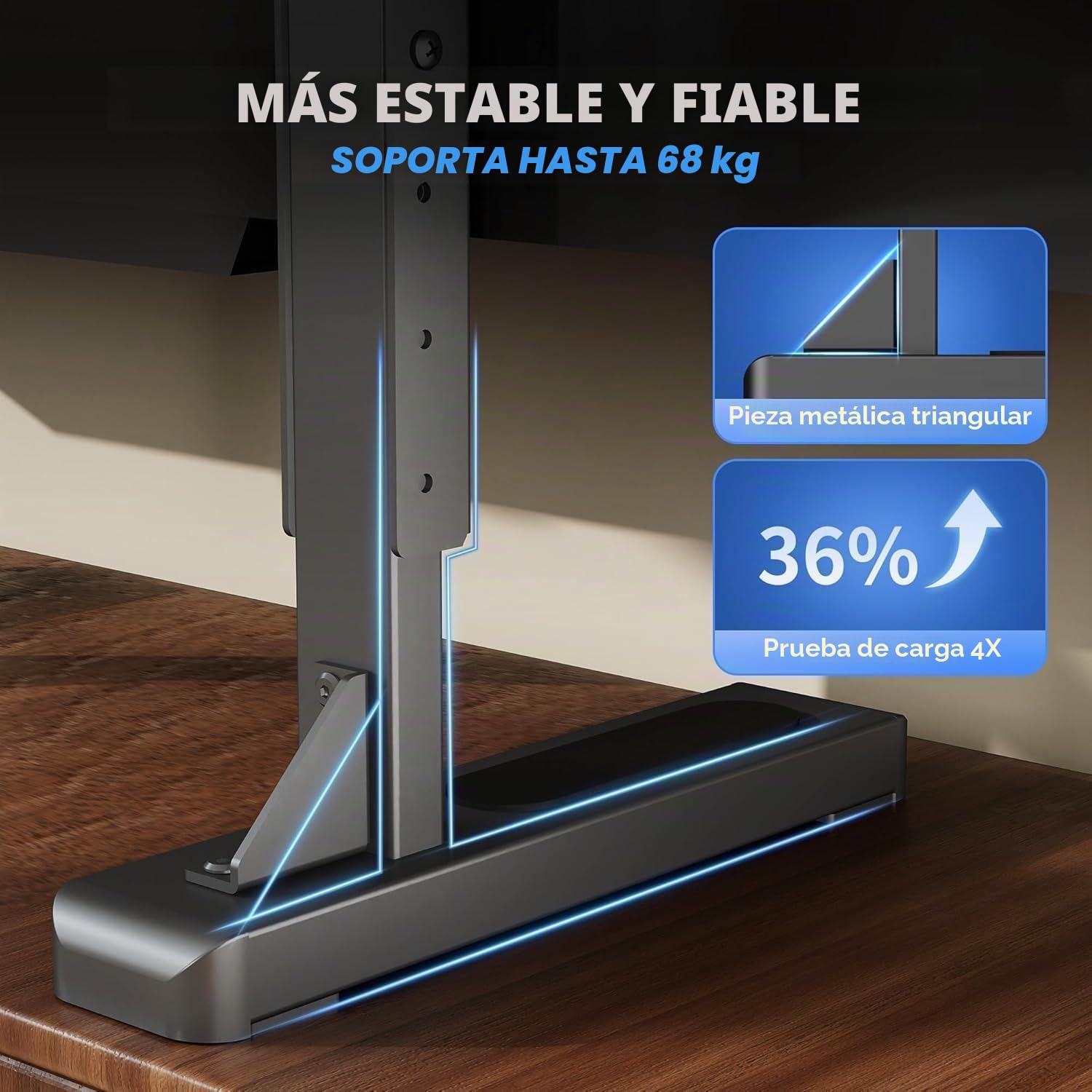 XINLEI Soporte universal de TV grande para la mayoría de televisores de pantalla plana y curvada de 24 a 86 pulgadas, base robusta de TV, soporta hasta 68 kg, máx. VESA 800 x 600 mm, para salón ML3286