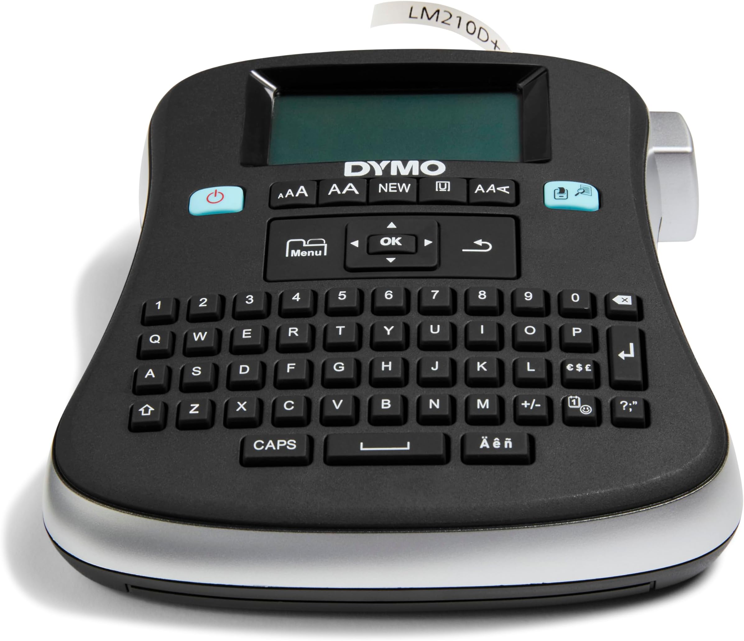 Desktop Label Maker | LabelManager 210D All-Purpose Portable Label Maker, Easy-to-Use, One-Touch Smart Keys, QWERTY Keyboard, Large Display, For Home & Office Organization