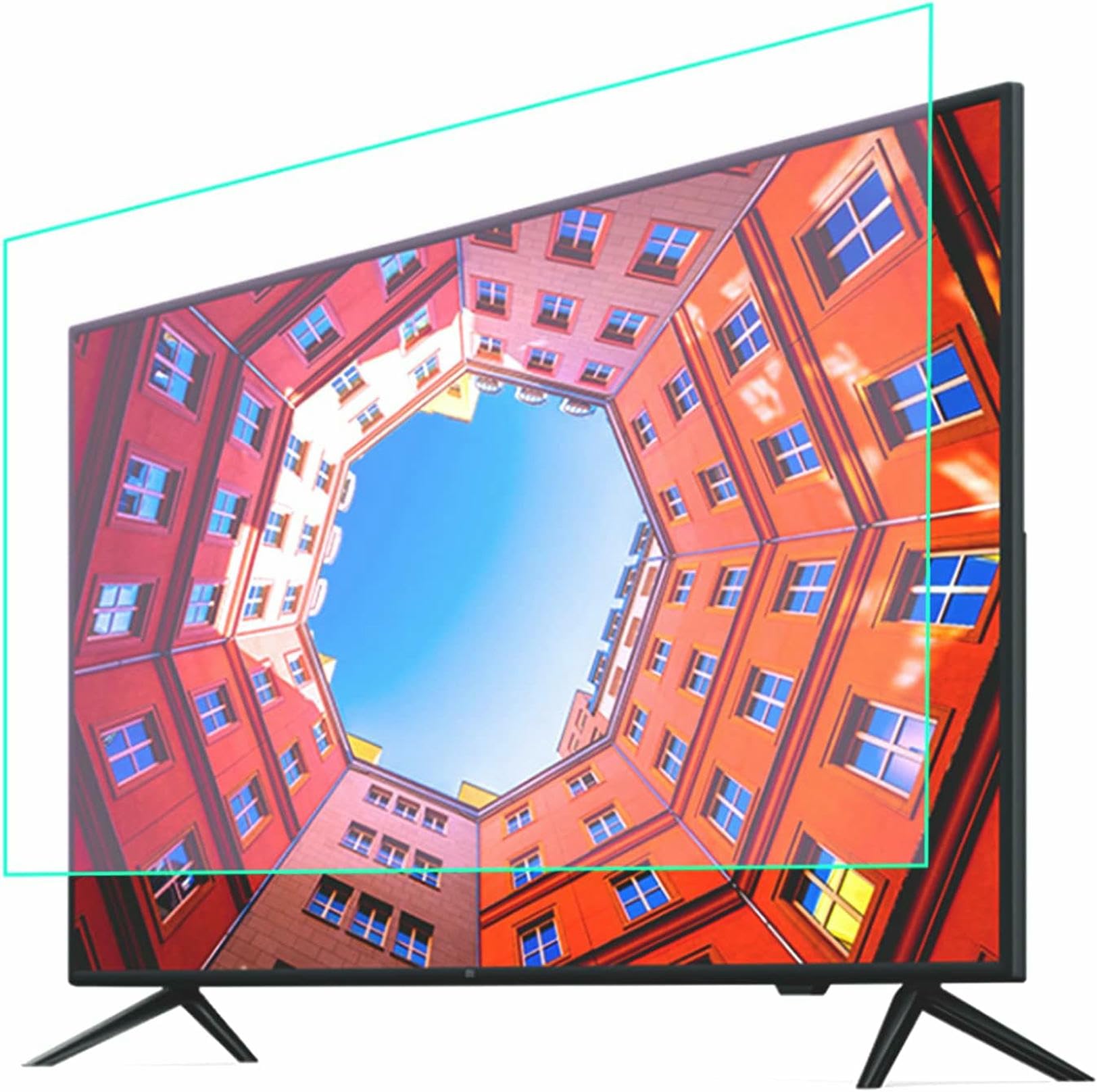 Filtre la lumière bleue de télévision pour soulager la fatigue oculaire et les yeux