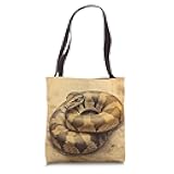 Ball Python Snake Lover Vintage Ball Python Tote Bag