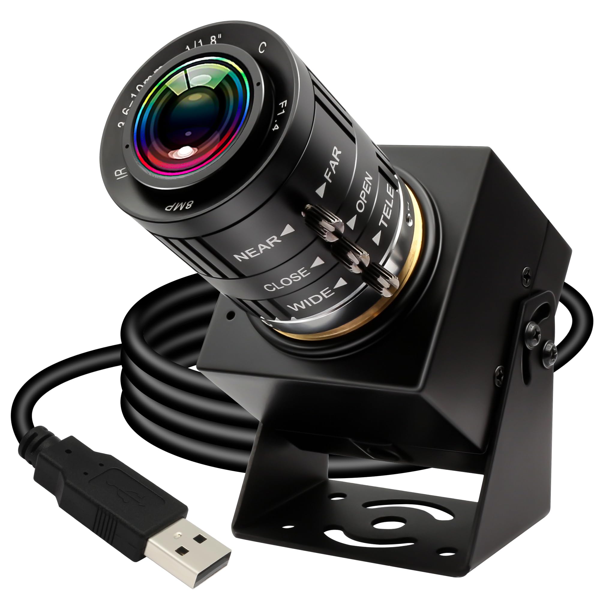 Amazon.co.jp: ELP 1080P 120fps マニュアルズームウェブカメラ1200万