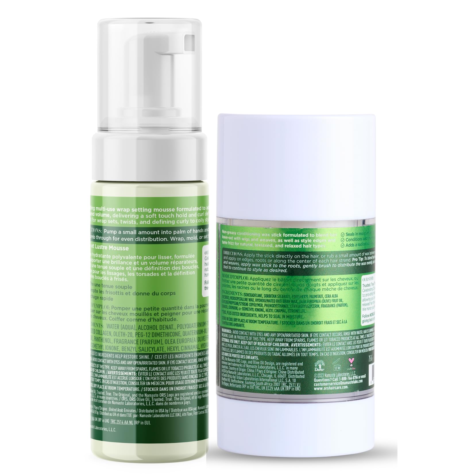 Amazon.com: ORS Olive Oil Wrap Set Mousse Mousse and Style
