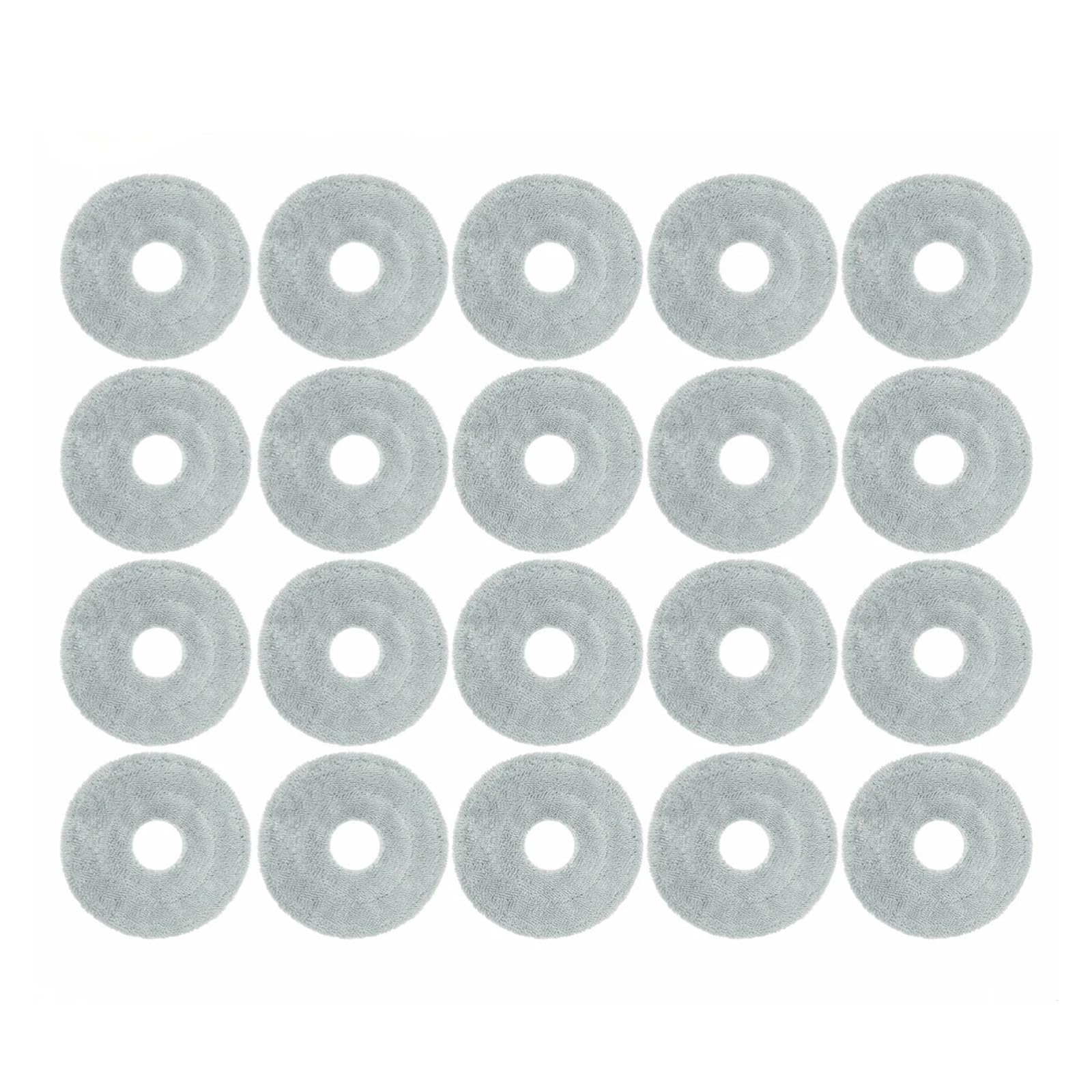 RANJIAO Mop Cloth,Compatible for Ecovacs Deebot X5 Omni / X5 MAX / X5 PRO,Robot Vacuum Cleaner Spare Parts Vacuum Cleaner Parts(Mop-20PCS)