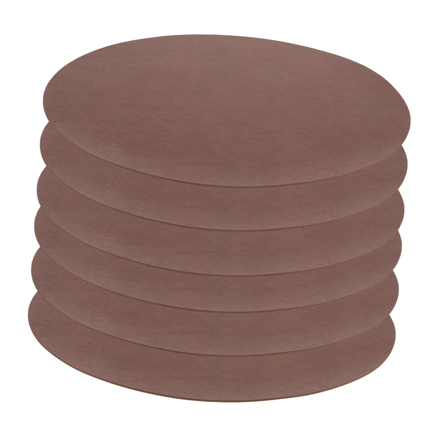 Sets de table ronds antidérapants et faciles à nettoyer en PU iplusmile