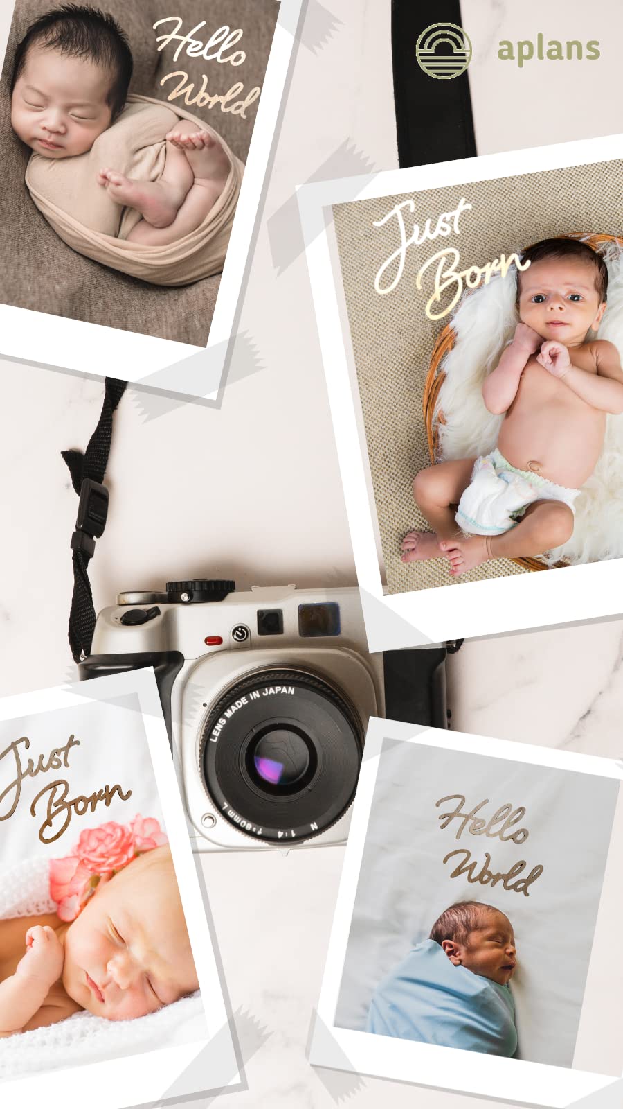Amazon.co.jp: ニューボーンフォト 月齢フォト 木製 Just Born 月齢