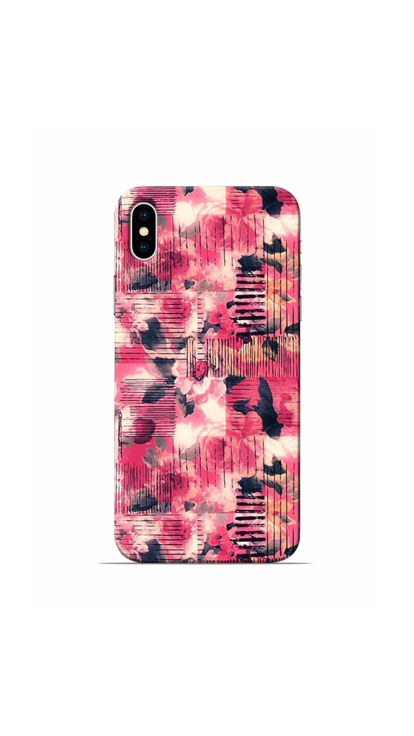 Print Station IPX5514 Pink Rose Floral Design Printed Back Cover for