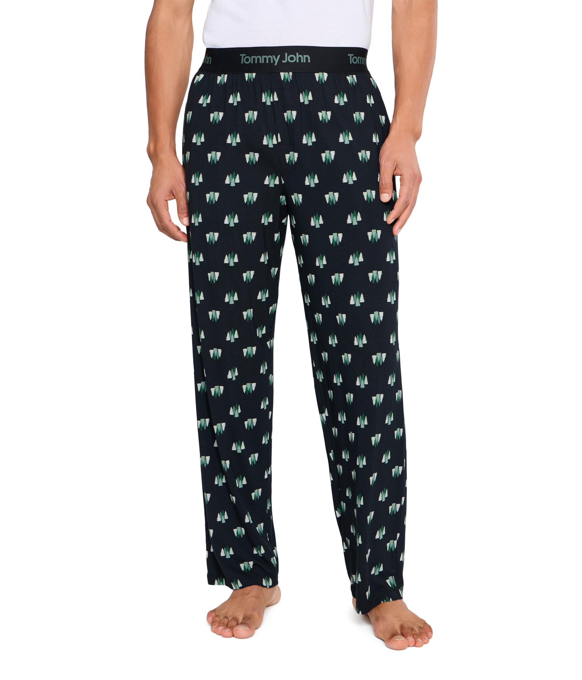 Tommy John Men's Second Skin Pajama Pants - Comfortable Soft Sleep &amp; Lounge Bottoms for Men