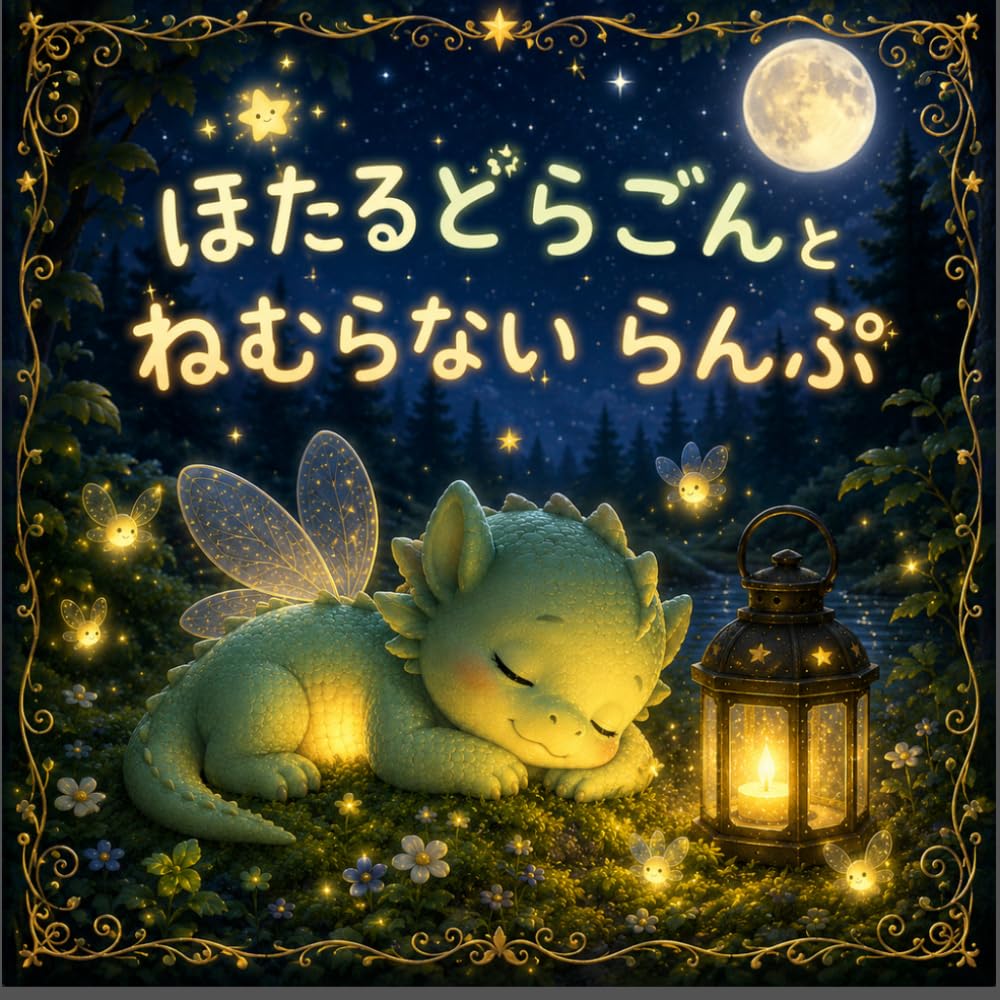 ほたるどらごんとねむらないらんぷ: やさしいひかりがこころをつつむねかしつけえほん