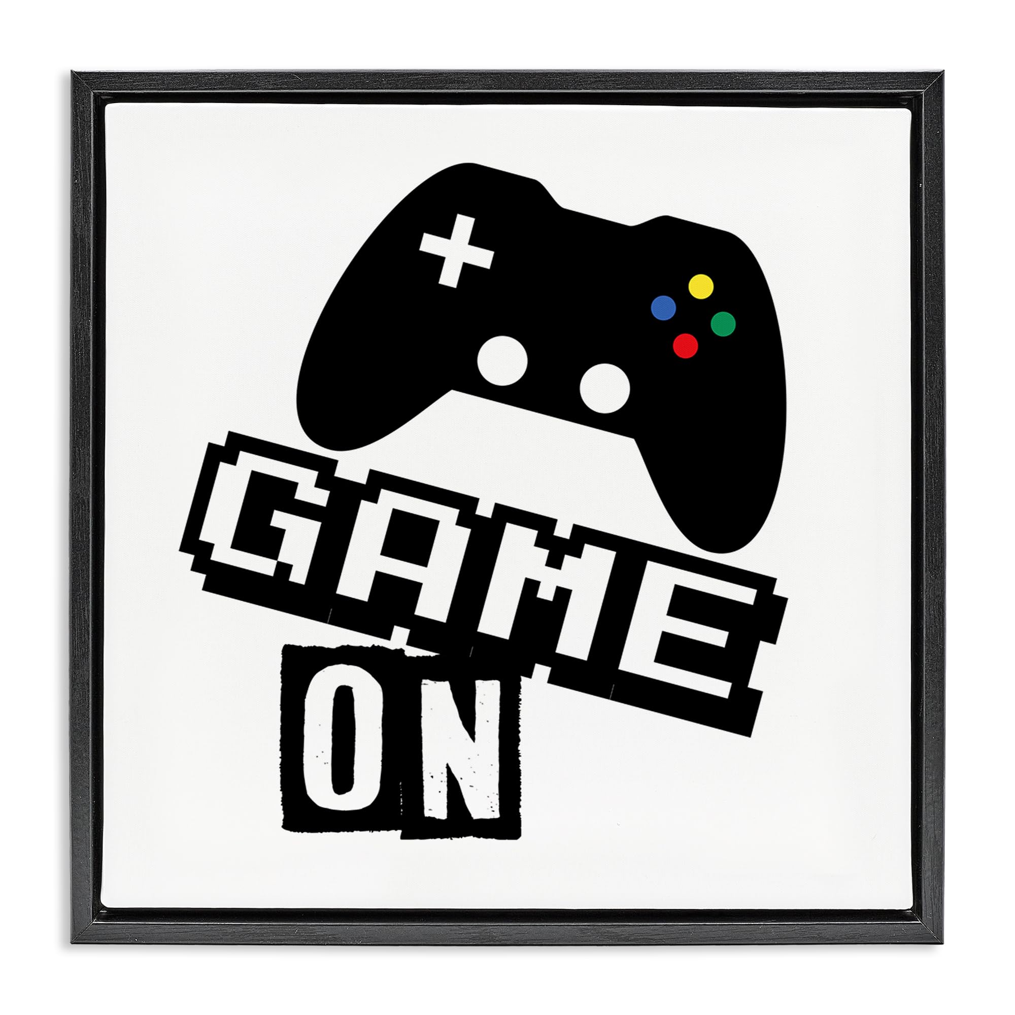 'Playful Game On'| Floating Frame Canvas Art