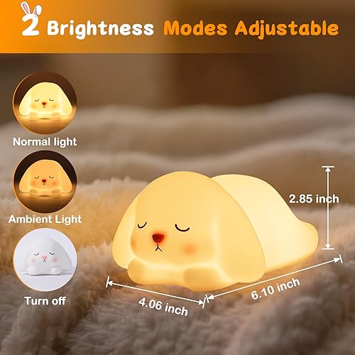 Miniatura 18 de Tremdwoto Luz nocturna de gato para niños, bonita luz nocturna colorida para bebé, lámpara de luces de noche blanda de 3 horas, temporizador de 3