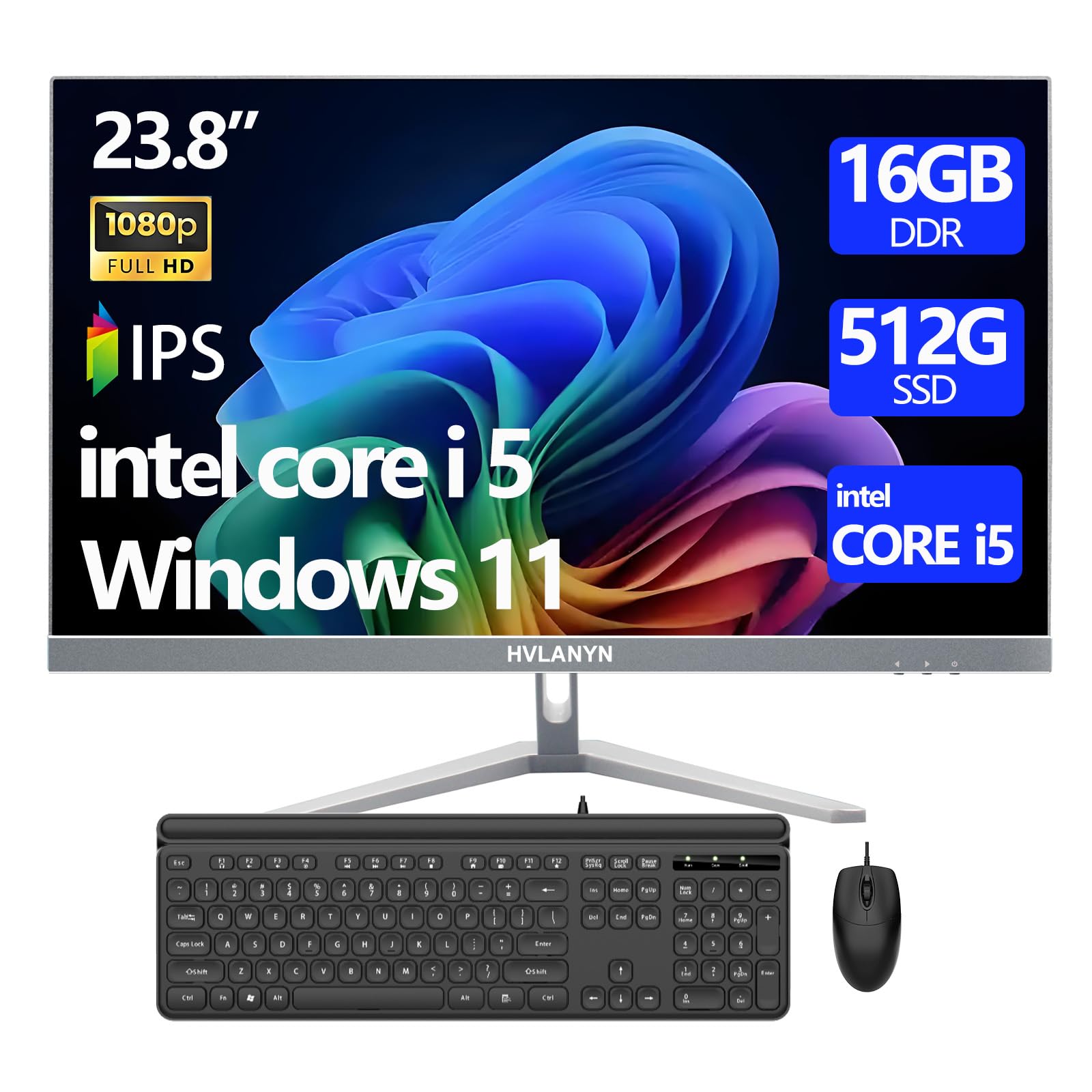 23.8-Inch Fhd All-in-One Desktop Compute