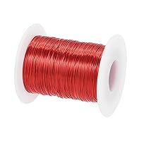 Vista 44 de MECCANIXITY - Alambre magnético de calibre 46 AWG - 0.04mm Hilo de cobre esmaltado - Bobina de alambre magnético de 14669 pies (4471m) - 50g Grado F
