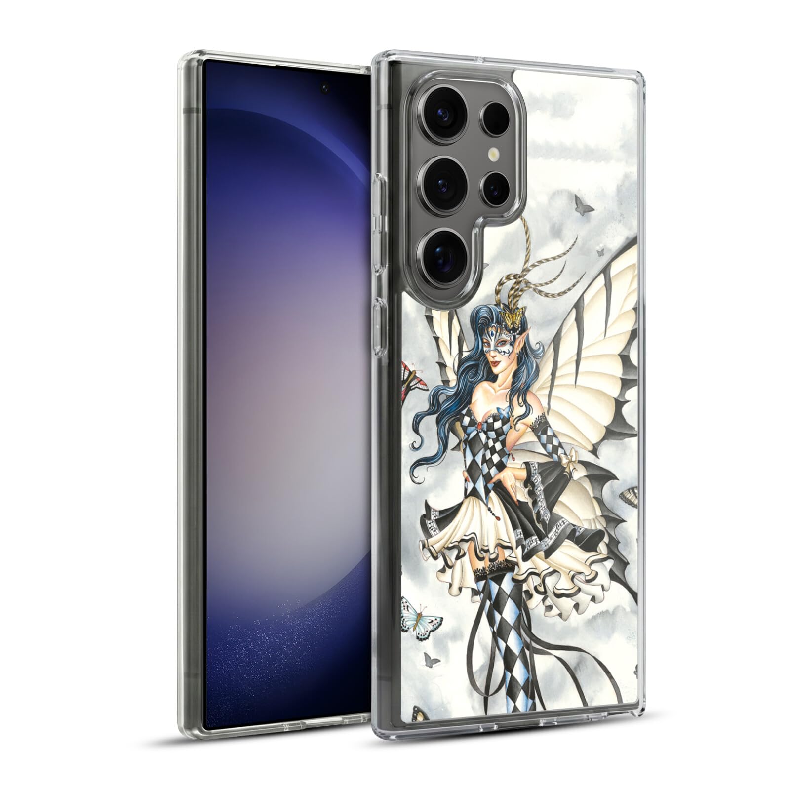 Funda Samsung S23 Ultra antichoque transparente con dibujos 7
