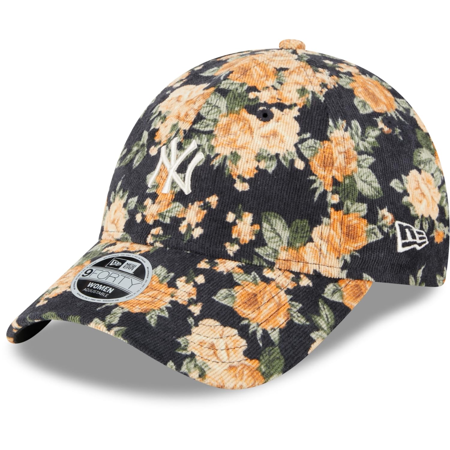 New Era Women's Navy 9Forty Cap - Floral Cord New York Yankees