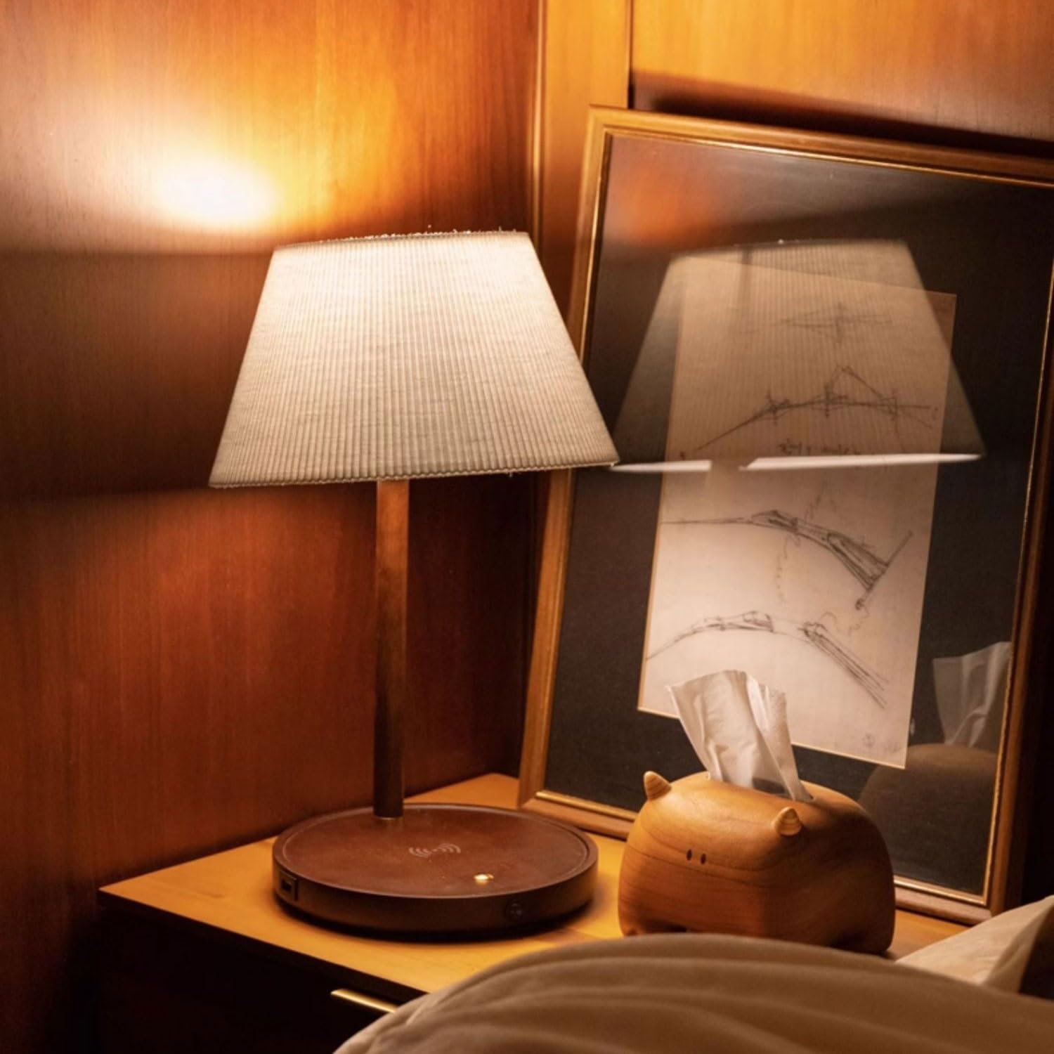 Lampka biurkowa Minimalistyczna lampka nocna do sypialni, salonu, gabinetu, dekoracyjnego biurka Lampka nocna