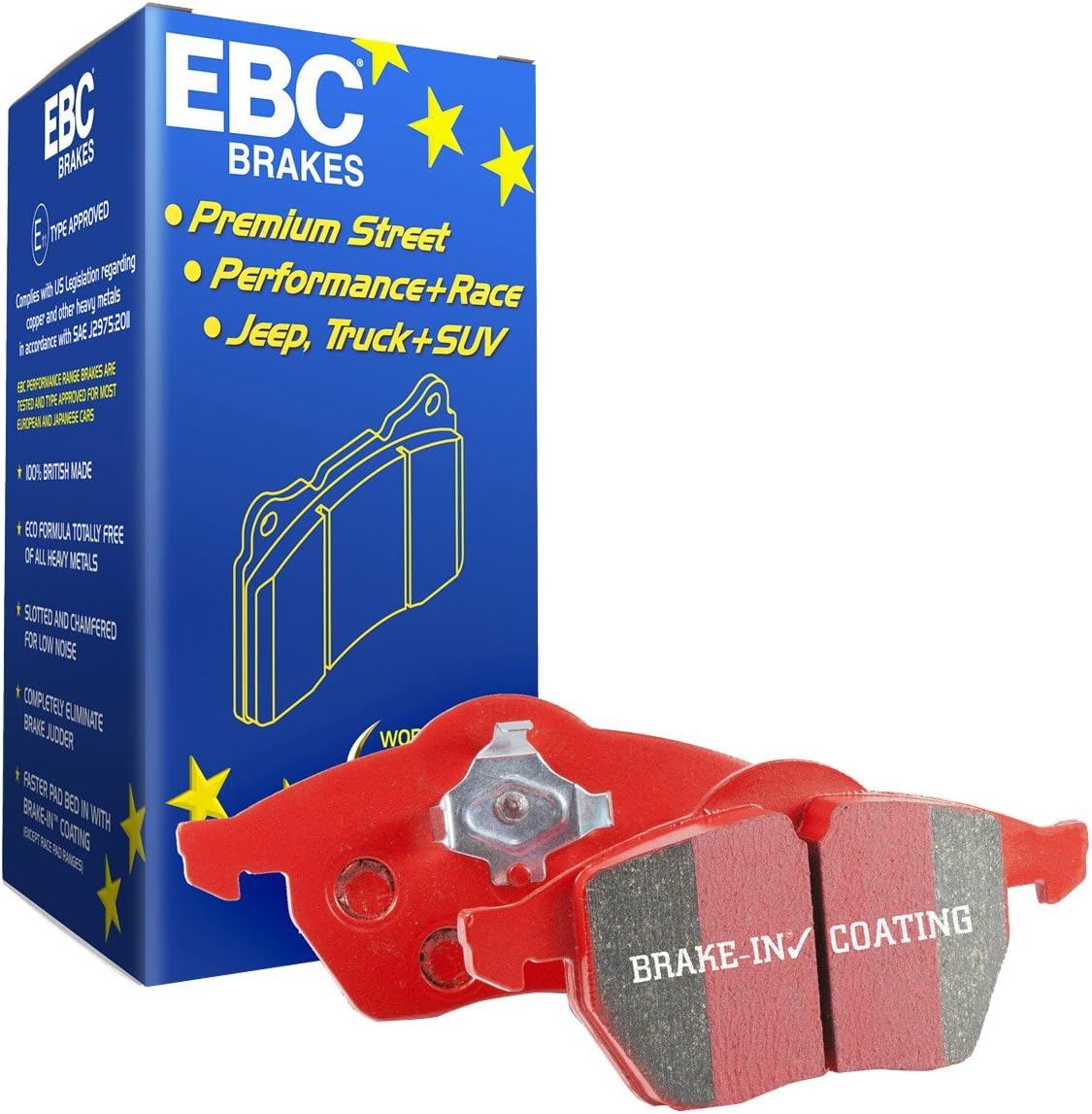 EBC Brakes Redstuff 3000 Series Sport Brake Pad Set DP32271C to Fit MINI