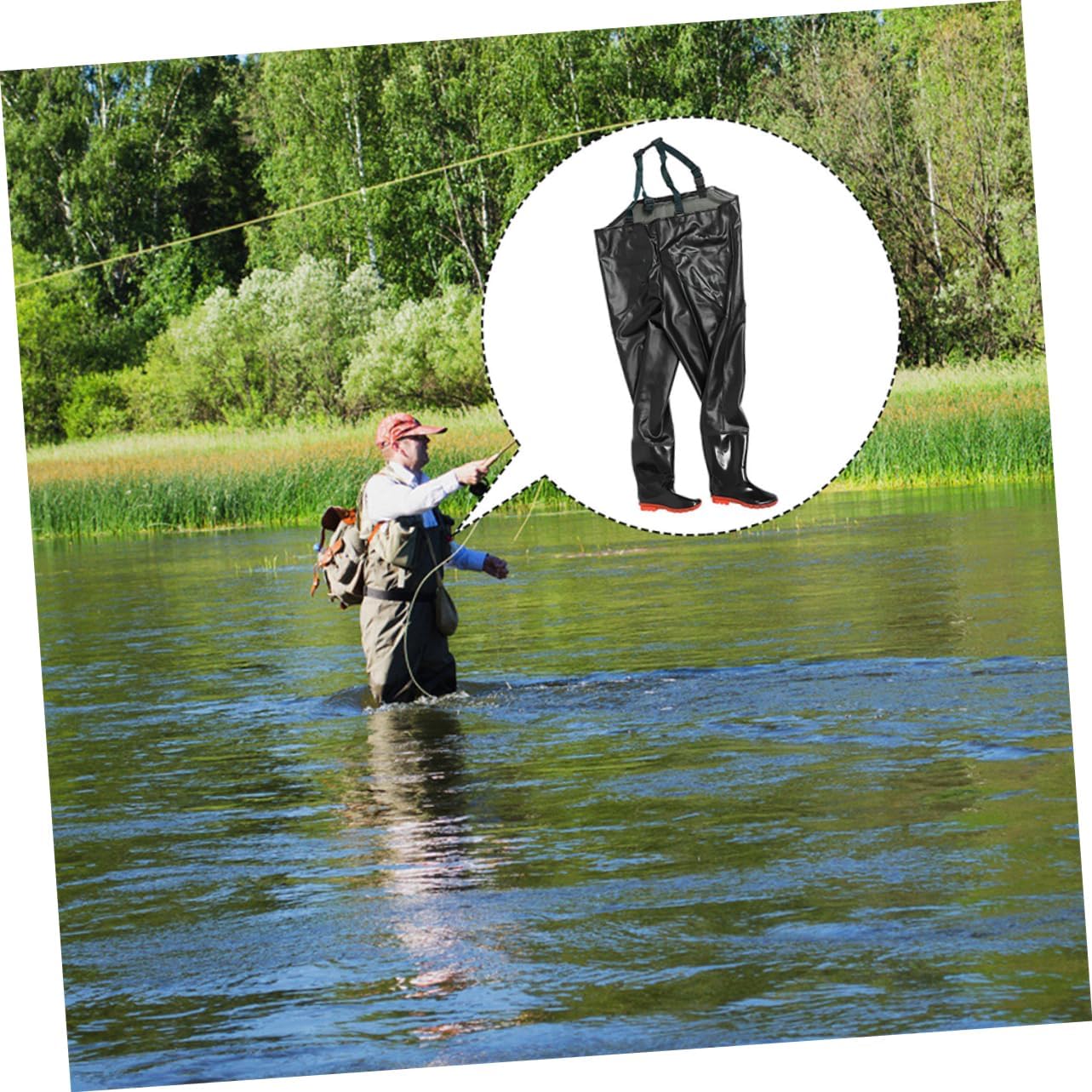 Fishing Clothing Breathable Overalls Suits for Outdoor Activities Material for Fishing Hunting and Farm Work Lightweight and Easy to Carry