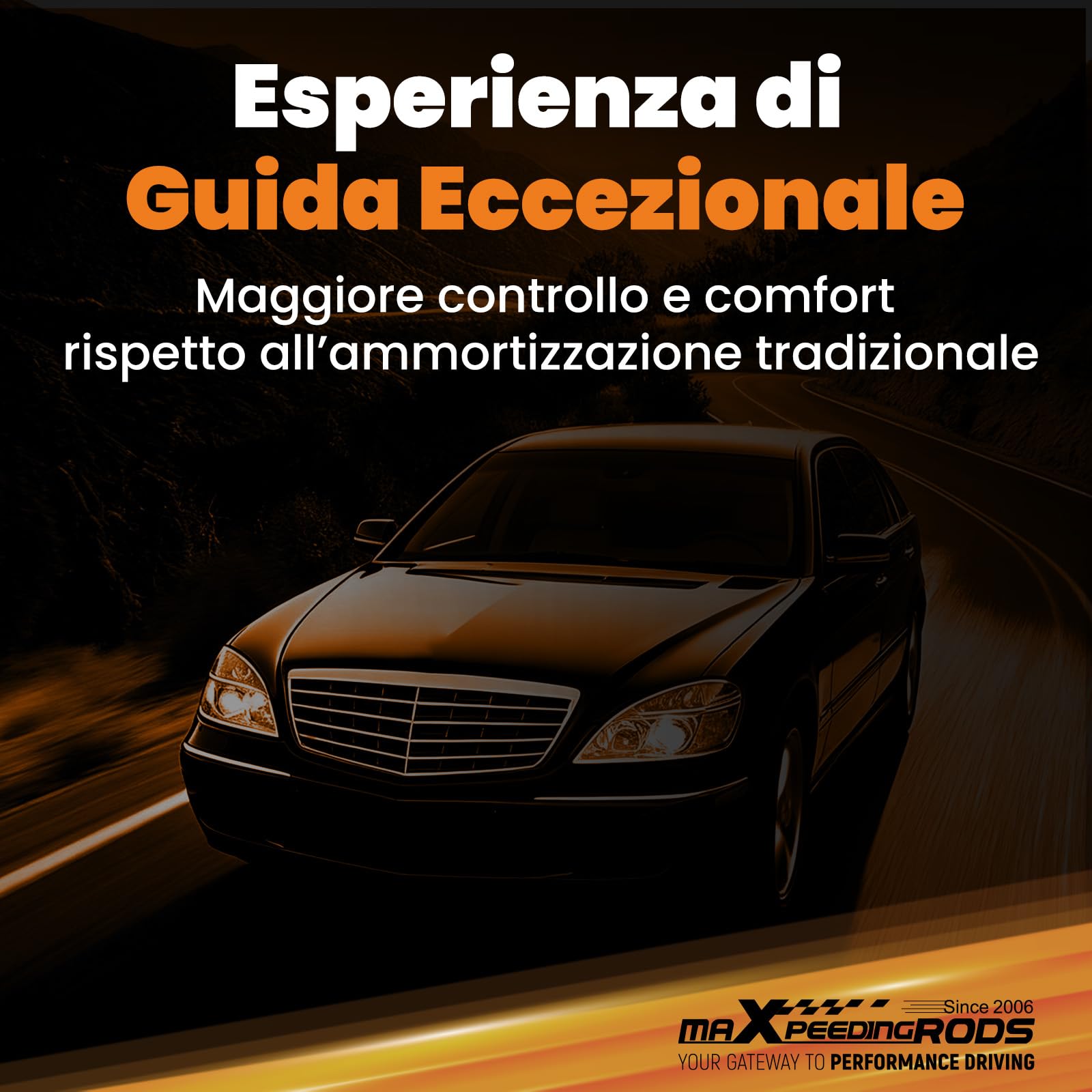 maXpeedingrods Sospensione pneumatica Ammortizzatore per Mercedes S W220 S320 S400 2203205113