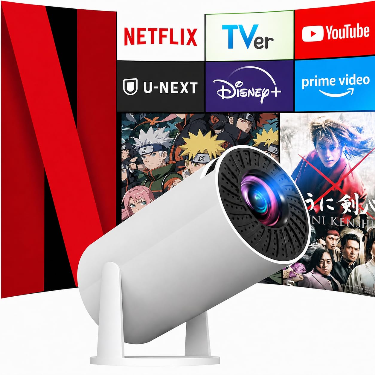 Amazon.co.jp: プロジェクター 小型【令和8年1月本格販売！明るさ