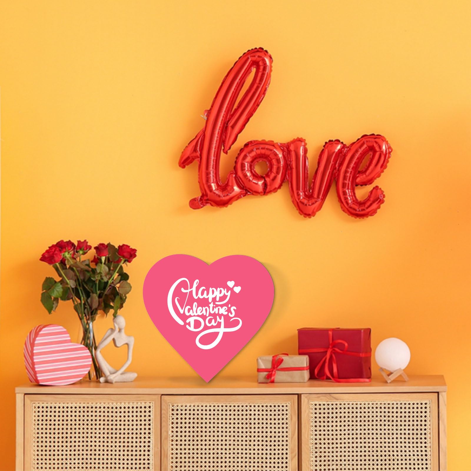 AWIZOM Holzherzen zum Basteln, 40,6 cm, Holzherzausschnitte, unlackierte Holzherzen, Scheiben, blanko, Holzherz, Ornament für DIY, Valentinstag, Basteln, Türaufhänger, Schild, Malerei, Laserprojekt,